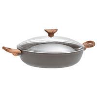 PONEV ZA PRAŽENJE Rock & Rose 28 cm  - črna, Basics, kovina (28cm) - Sambonet