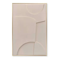 ORIGINALBILD 58/88 cm  - Hellbraun/Goldfarben, Trend, Holzwerkstoff/Kunststoff (58/88cm) - Monee