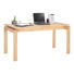 SCHREIBTISCH Kernbuche massiv Buchefarben - Buchefarben, Design, Holz (150/76/70cm) - Linea Natura