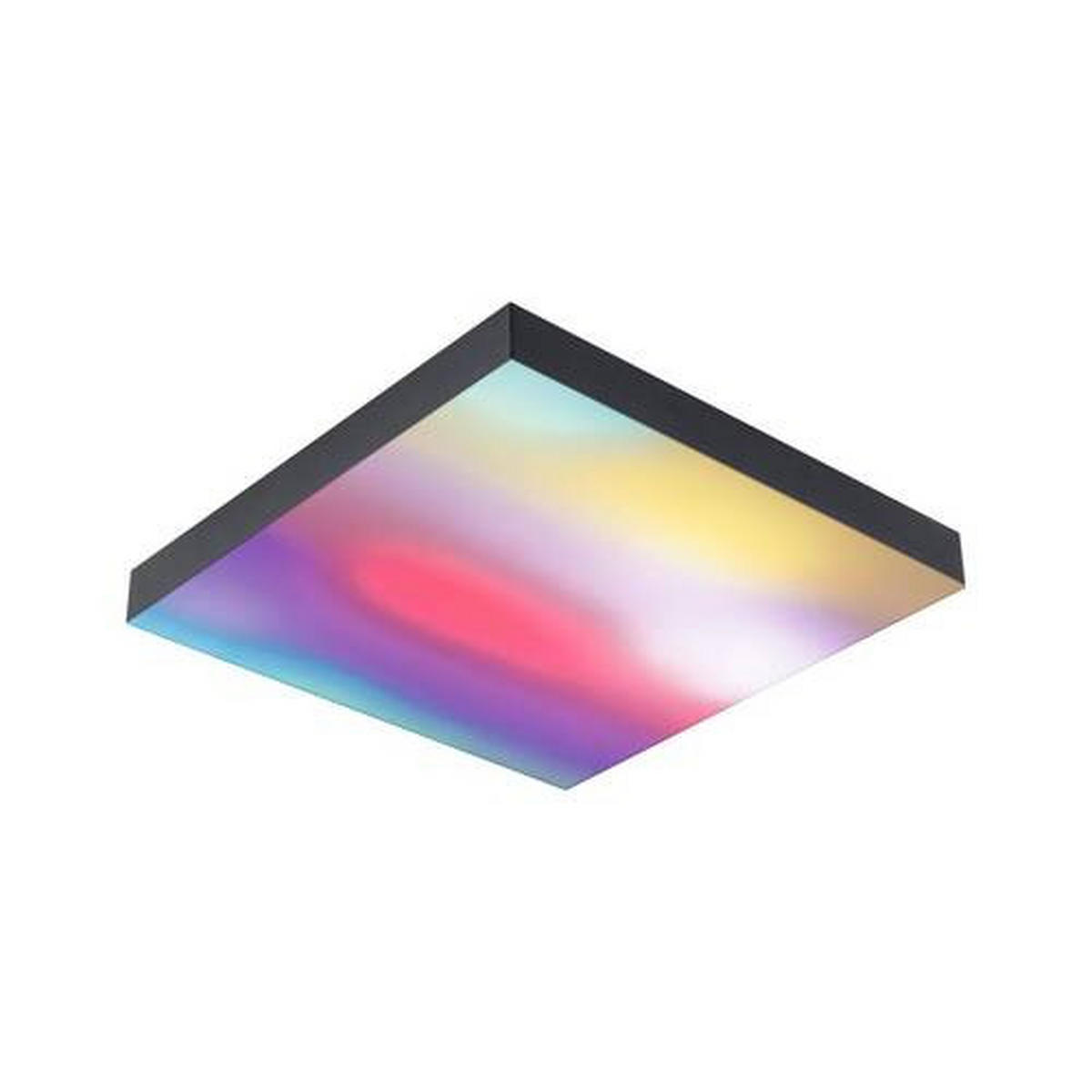 LED-PANEEL 29,5/29,5/6,4 cm  - Schwarz, Basics, Metall (29,5/29,5/6,4cm) - Paulmann