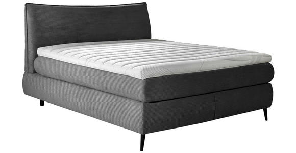 BOXSPRINGBETT 180/200 cm in Schwarz - Schwarz, Trend, Holz/Textil (180/200cm) - Esposa