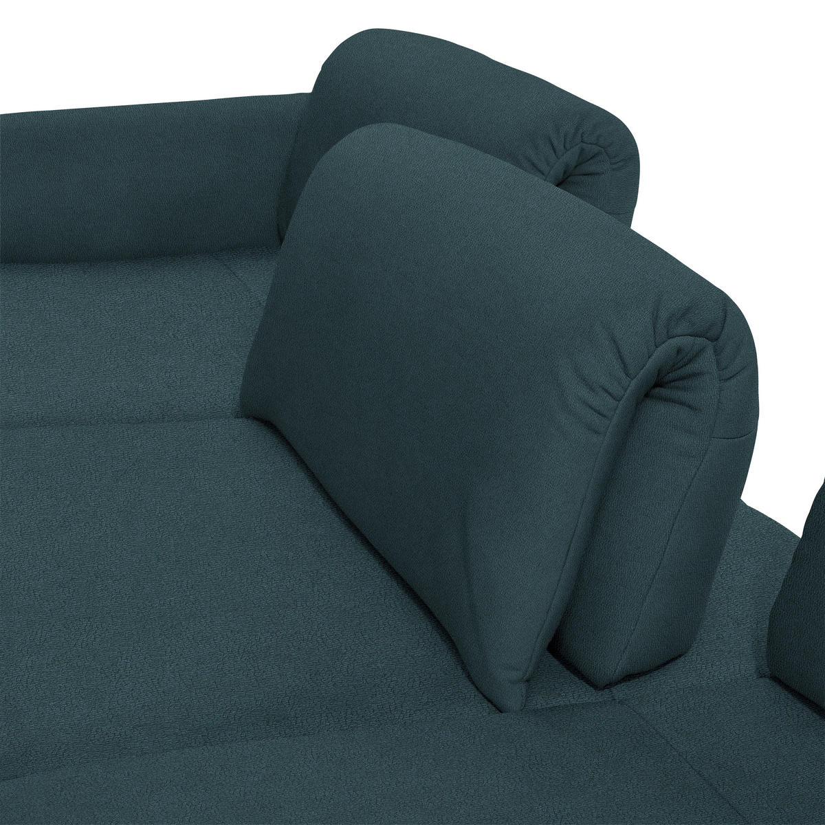 ECKSOFA in Echtleder Petrol  173/308 cm  - Anthrazit/Petrol, Design, Leder/Metall (173/308cm) - Joop!