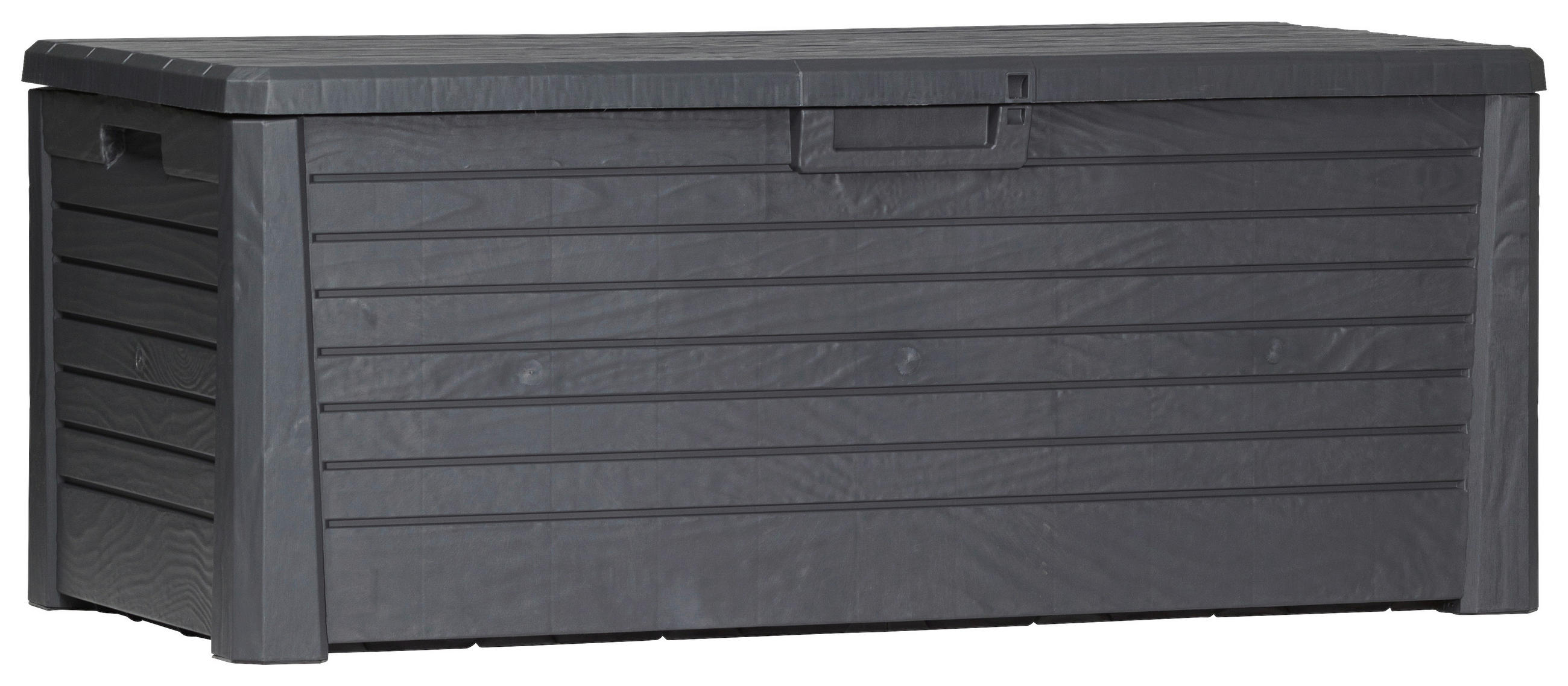 KISSENBOX - Anthrazit, MODERN, Kunststoff (148/60/72cm) - Livetastic