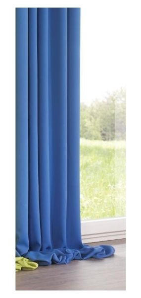 DEKORAČNÁ LÁTKA, zatemnenie, 150 cm - modrá, Basics, textil (150cm) - Esposa