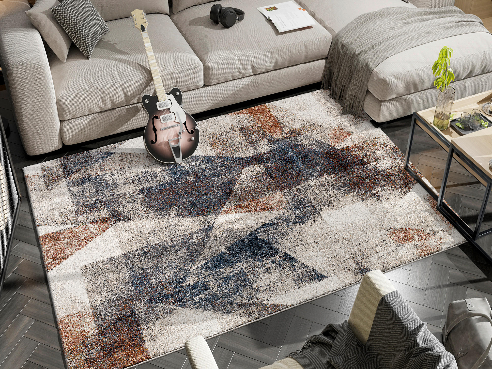 WEBTEPPICH 240/290 cm Cornelia Grada Braun, Creme, Grau  - Creme/Braun, Design, Textil (240/290cm) - Novel