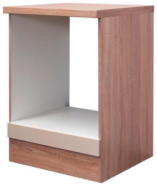 HERDUMBAUSCHRANK 60/86/60 cm  in Kaschmir, Sonoma Eiche  - Kaschmir/Sonoma Eiche, MODERN, Holzwerkstoff (60/86/60cm) - FlexWell