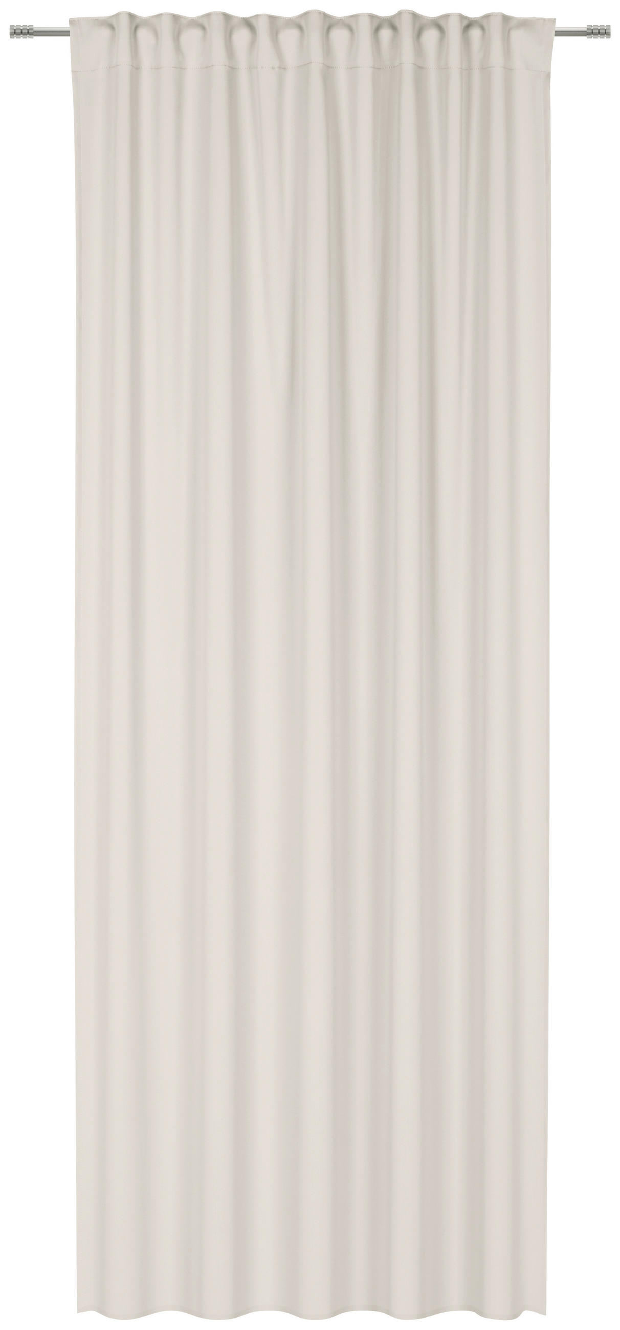 HOTOVÝ ZÁVES, nepriehľadné, 135/245 cm - biela, Basics, textil (135/245cm) - Esposa