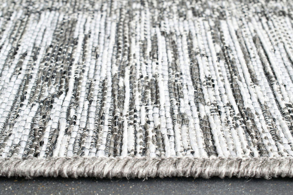 VONKAJŠÍ KOBEREC, 120/170 cm sivá, svetlosivá, tmavosivá - sivá/svetlosivá, Konventionell, textil (120/170cm) - Novel
