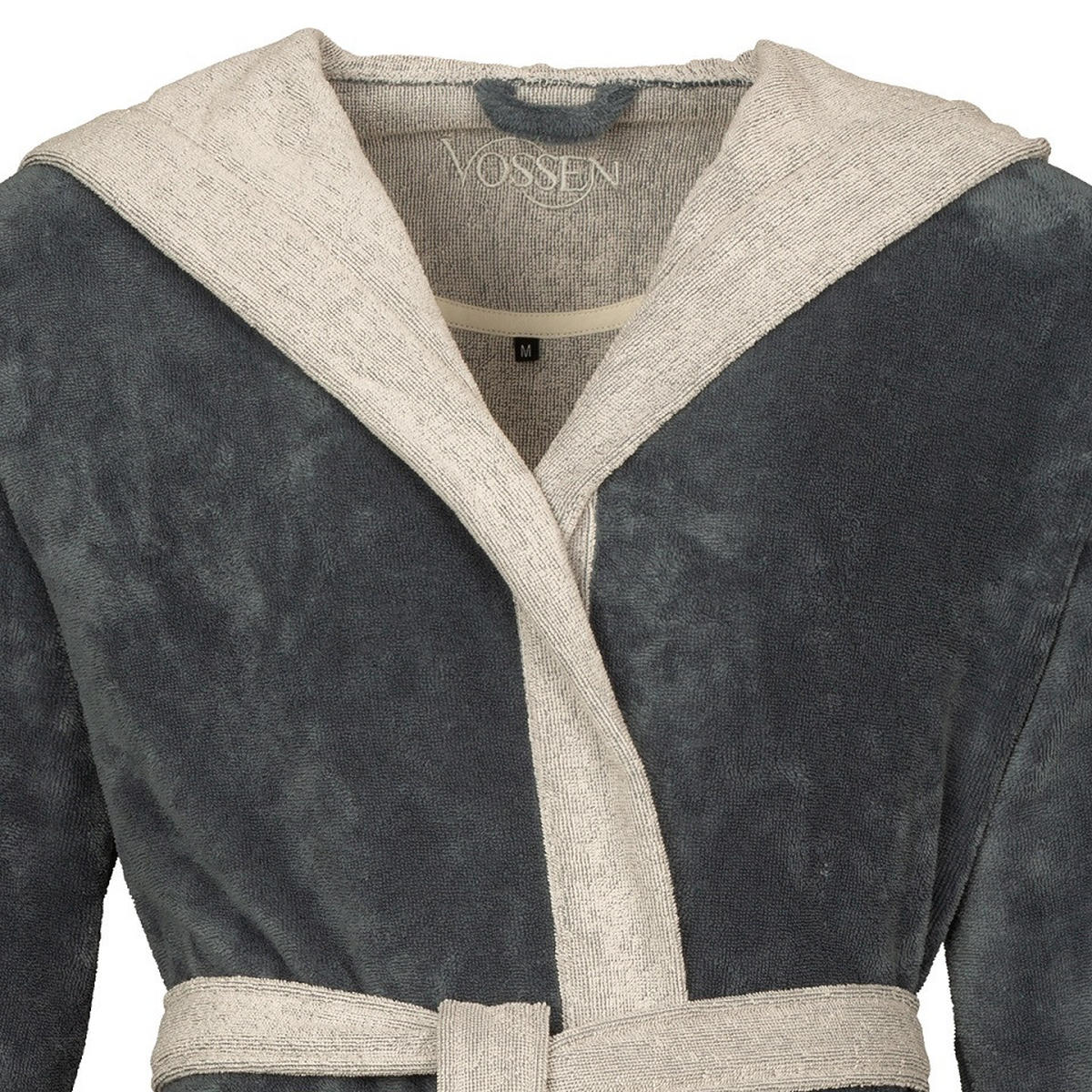 BADEMANTEL XL Unisex  - Grau, Basics, Textil (XLnull) - Vossen