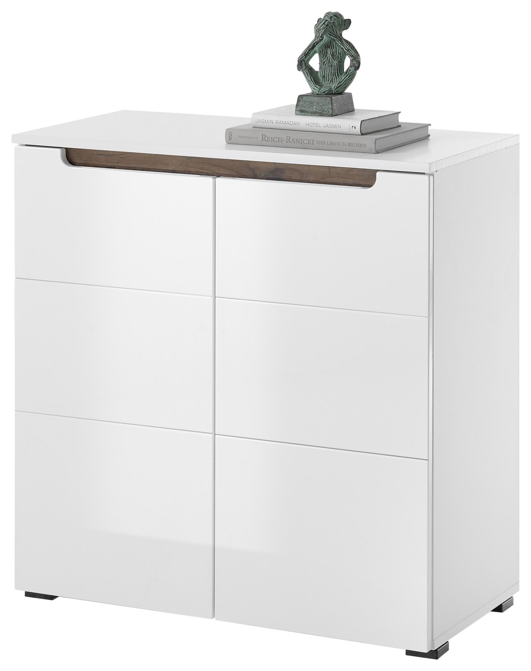 KOMMODE 80/83/40 cm  - Anthrazit/Weiß, KONVENTIONELL, Holzwerkstoff/Kunststoff (80/83/40cm) - MID.YOU
