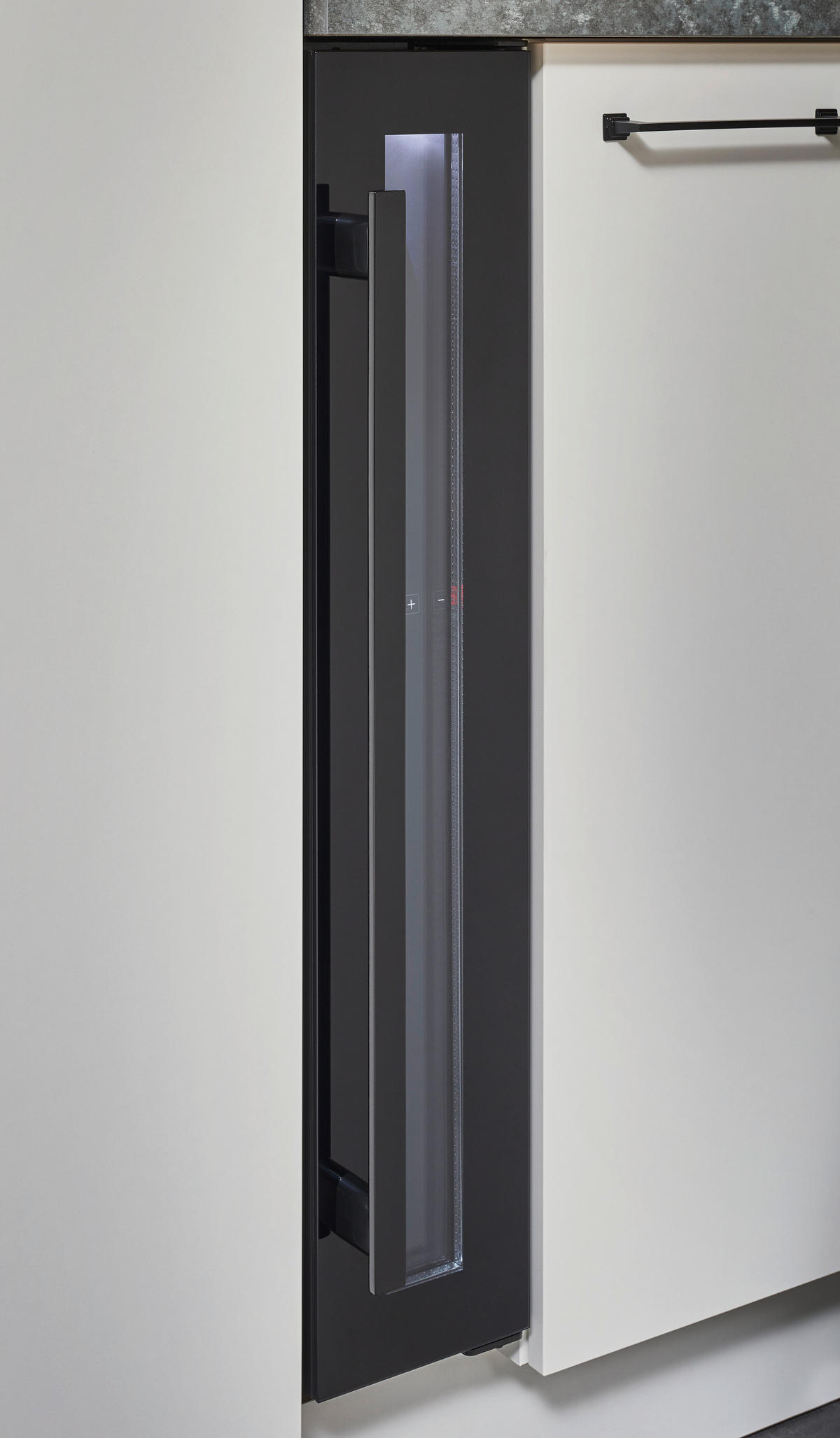 KÜCHENLEERBLOCK   in Braun, Weiß  - Schwarz/Weiß, Basics, Holzwerkstoff/Metall (200/310/185cm) - Welnova