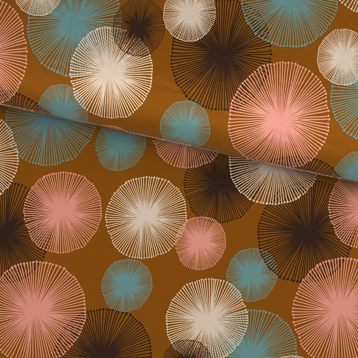 BETTWÄSCHE Satin 200/200 cm  - Orange, Textil (200/200cm) - Esposa