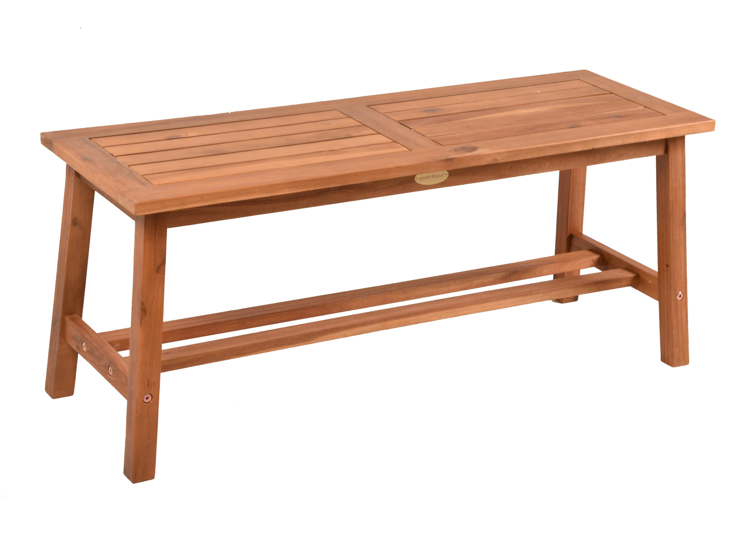 GARTENBANK Akazie   - Braun, MODERN, Holz (35/42/100cm) - Gardenson