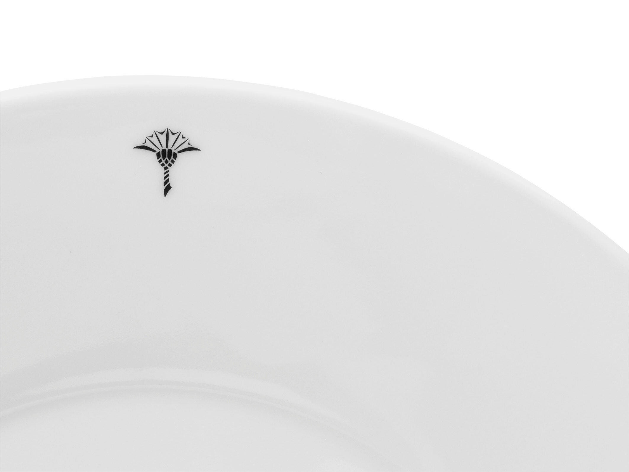 SPEISETELLERSET Single Cornflower 2-teilig  - Weiß, Design, Keramik (28cm) - Joop!