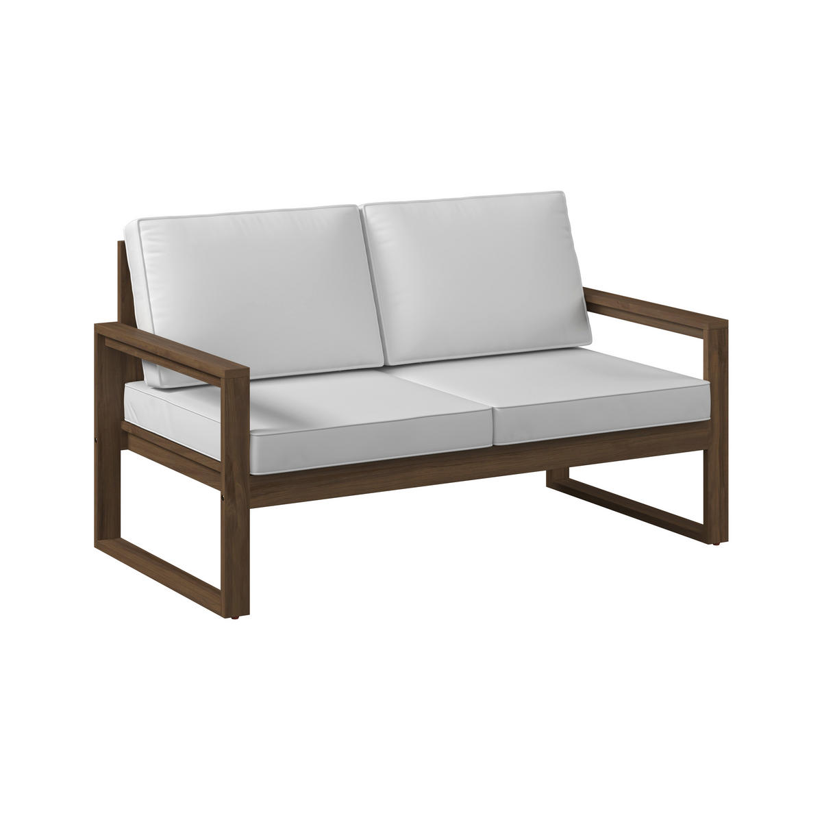 LOUNGEGARNITUR   132/70/72 cm Akazie Hartholz  - Beige/Akaziefarben, MODERN, Holz (132/70/72cm) - Ambia Garden