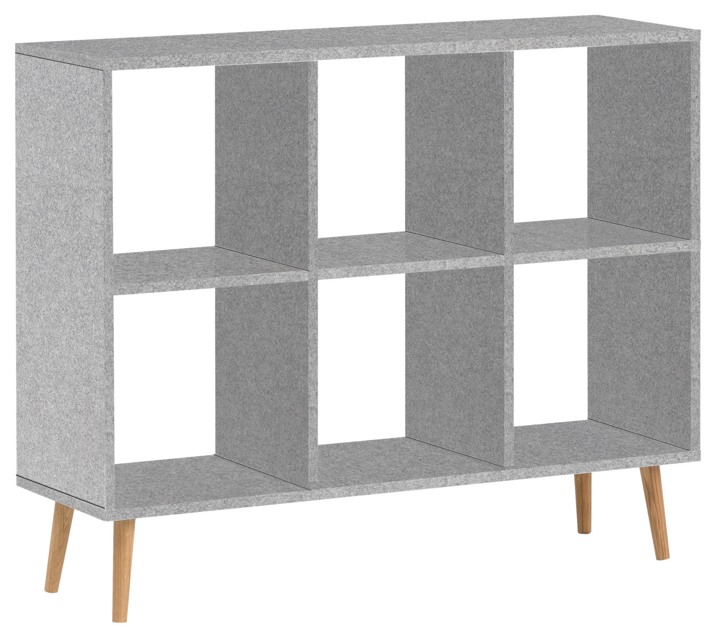 AKTENREGAL 104,3/86,5/33 cm  - Eichefarben/Grau, MODERN, Holz/Holzwerkstoff (104,3/86,5/33cm)