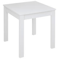 Masă din material pe bază de lemn,   - alb, Modern, material pe bază de lemn (69/76/69cm) - Carryhome