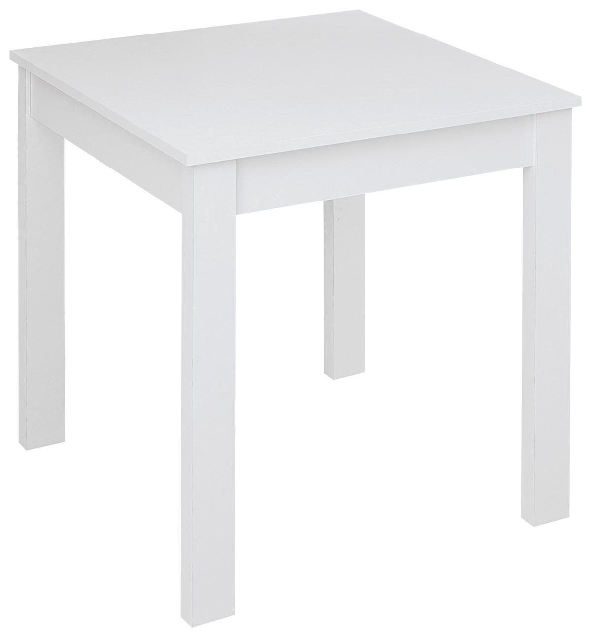 Masă din material pe bază de lemn,   - alb, Modern, material pe bază de lemn (69/76/69cm) - Carryhome