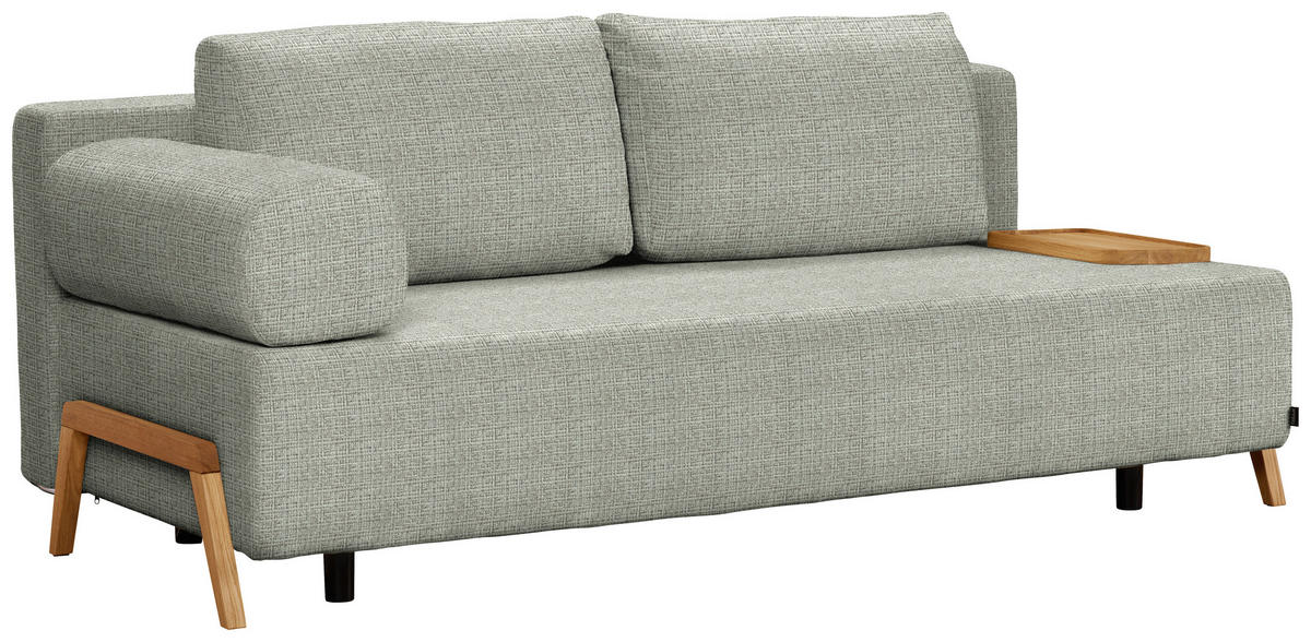 SCHLAFSOFA in Holz, Textil Greige  - Greige/Naturfarben, Design, Holz/Textil (211/88/102cm) - Niels Andersson
