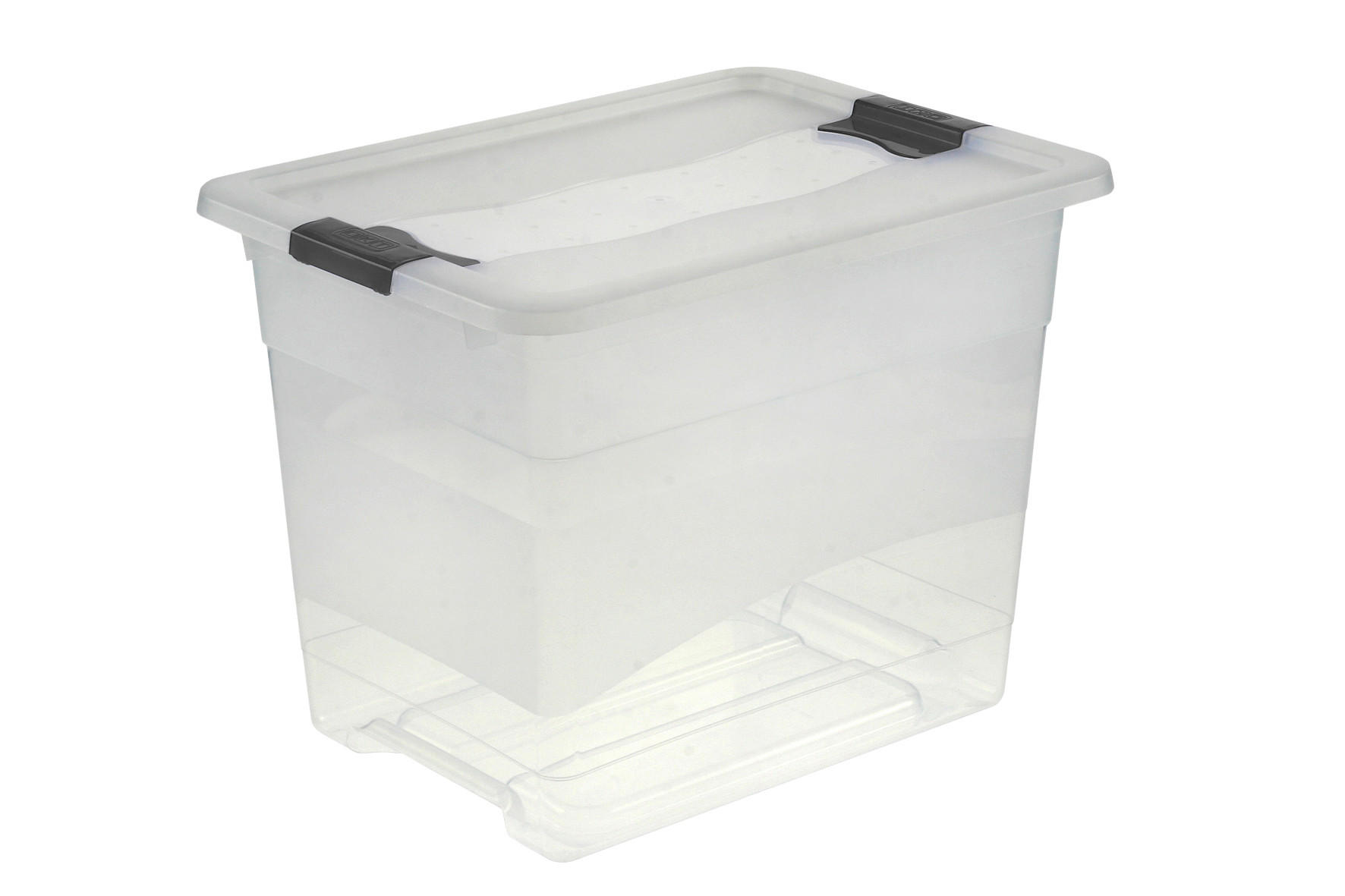 KUTIJA S POKLOPCEM  39,5/29,5/30 cm       - prozirno, Basics, plastika (39,5/29,5/30cm)