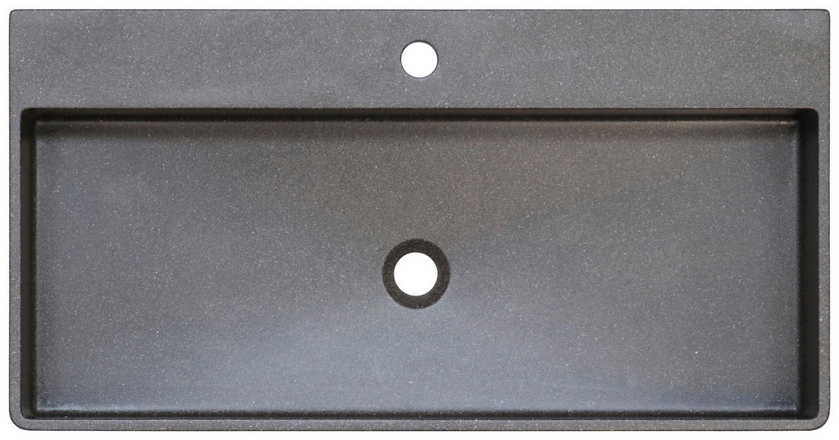 LAVOAR 82/13/42 cm  - negru, Basics, piatră (82/13/42cm) - Linea Natura