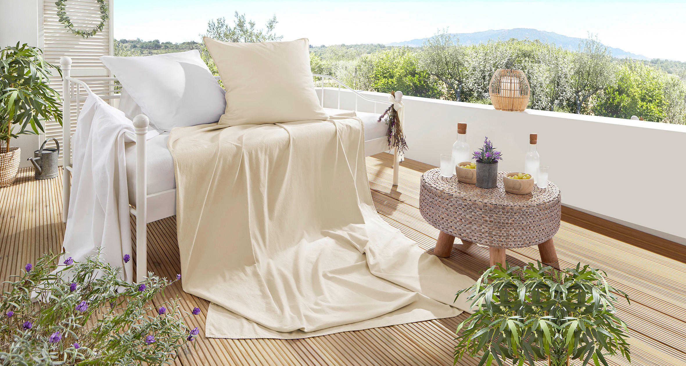 BETTWÄSCHE 150/220 cm  - Beige, Basics, Textil (150/220cm)