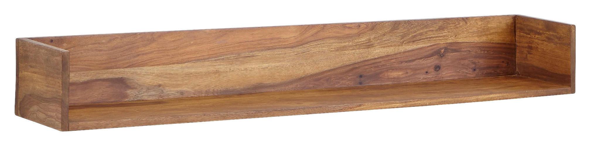 STENSKI REGAL 120/15/20 cm barve indijskega rožnega lesa  - barve indijskega rožnega lesa, Moderno, les (120/15/20cm) - MID.YOU