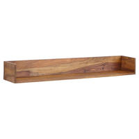 STENSKI REGAL 120/15/20 cm barve indijskega rožnega lesa  - barve indijskega rožnega lesa, Moderno, les (120/15/20cm) - MID.YOU