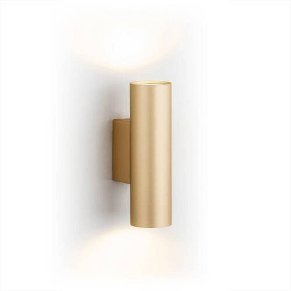 WANDLEUCHTE 18/8,5/5,5 cm   - Goldfarben, Design, Metall (18/8,5/5,5cm)