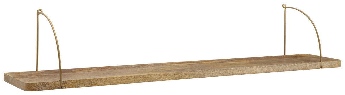 STENSKI REGAL 100/25/22 cm rjava  - rjava, Basics, les (100/25/22cm) - MID.YOU