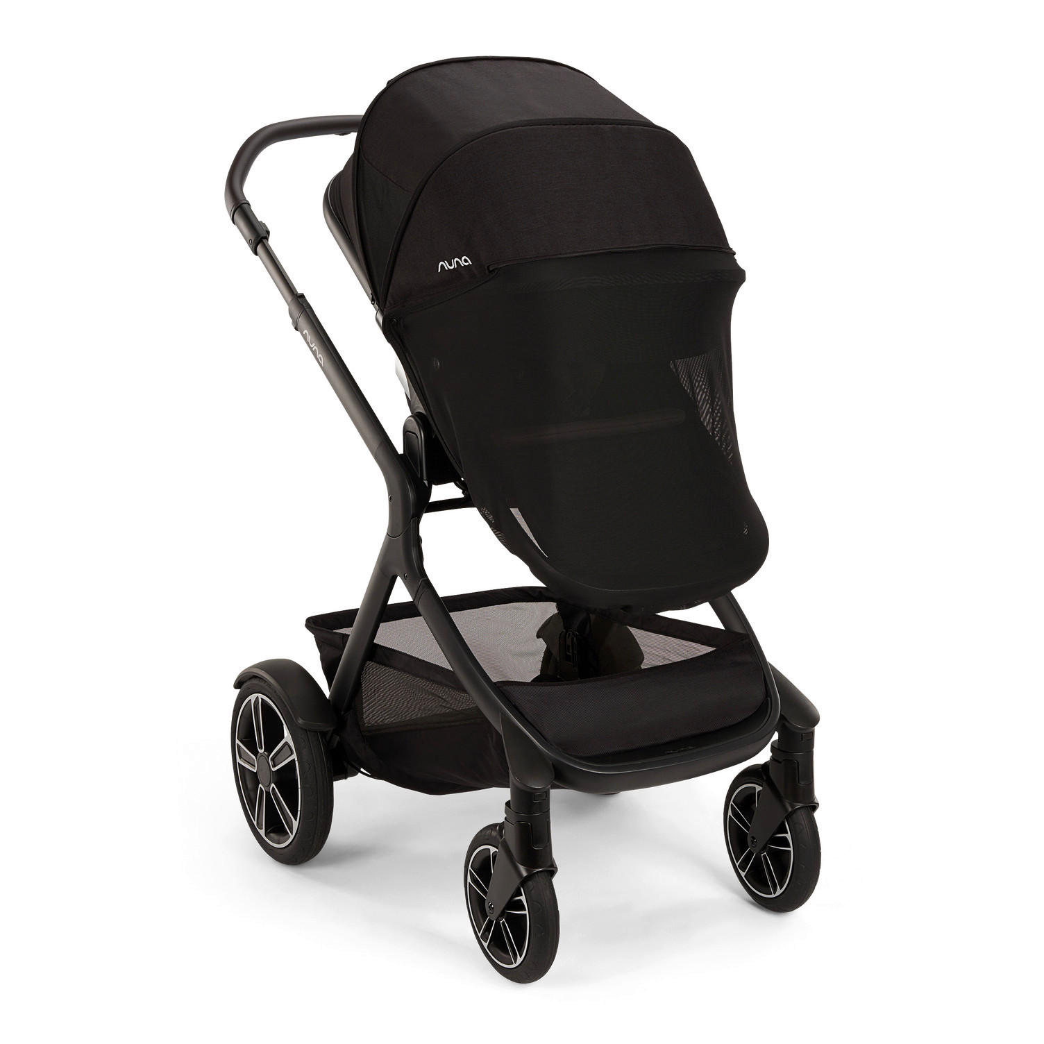 GESCHWISTERWAGEN DEMI NEXT  - Schwarz, Basics, Textil/Metall (98/62/112cm) - Nuna