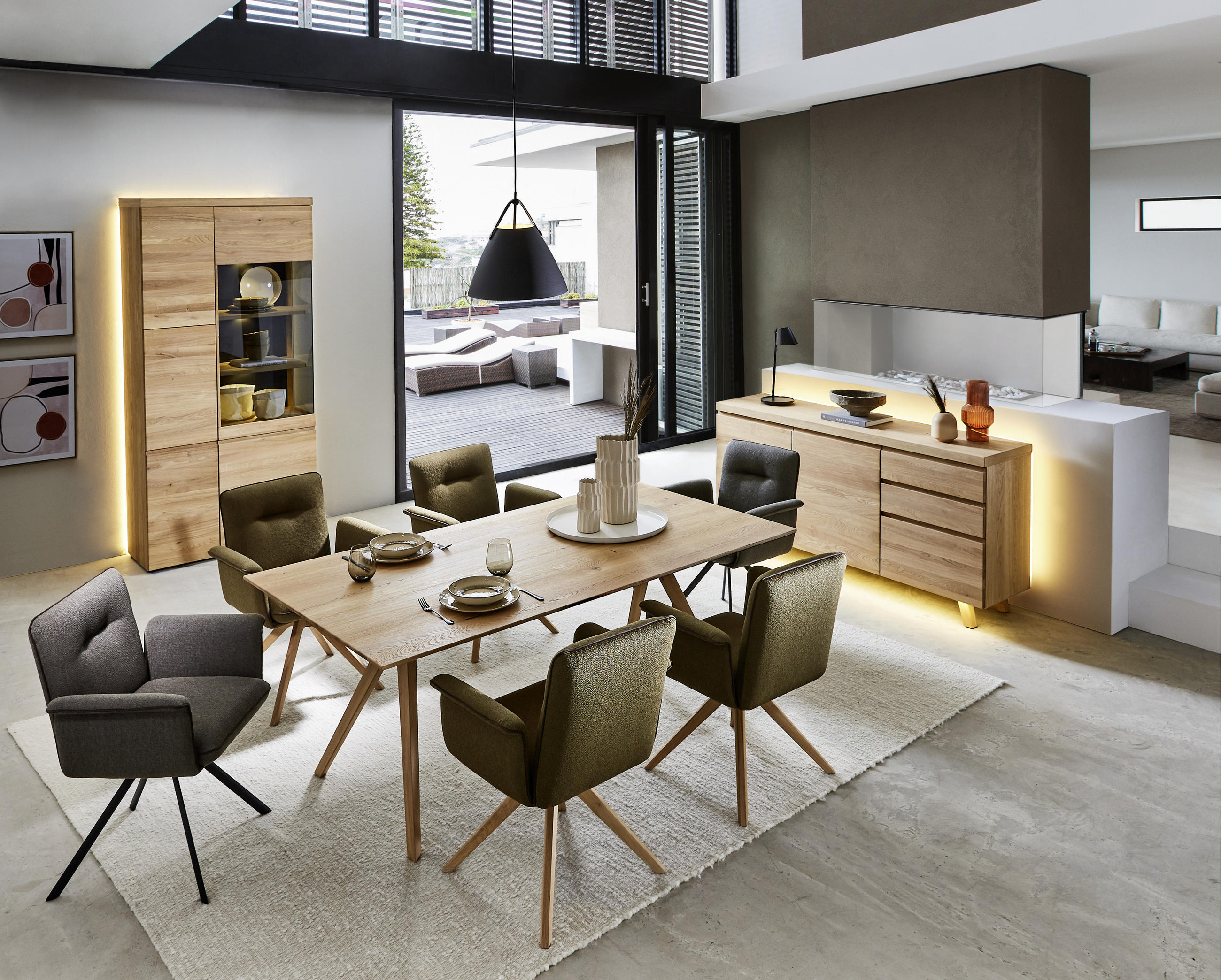 SIDEBOARD  in 180/75/43 cm  - Eichefarben, Natur, Holz (180/75/43cm) - Venjakob
