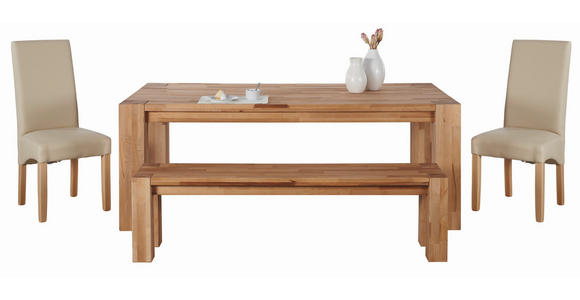 ESSTISCH Kernbuche rechteckig   - Kernbuche, Natur, Holz (200/100/75cm) - Carryhome