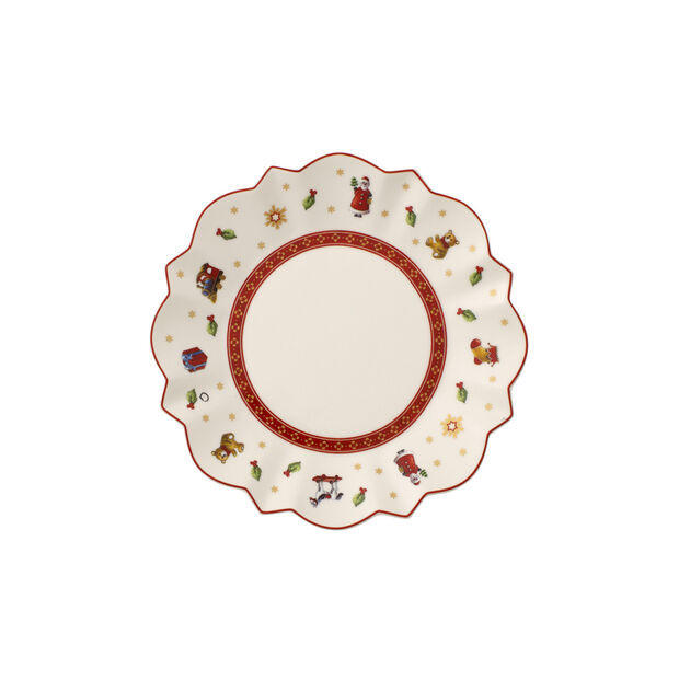 TANJIR  17 cm           - bela/crvena, Dizajnerski, keramika (17cm) - Villeroy & Boch