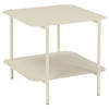 BEISTELLTISCH 48,4/45/40 cm Creme quadratisch  - Creme, Design, Metall (48,4/45/40cm) - Carryhome