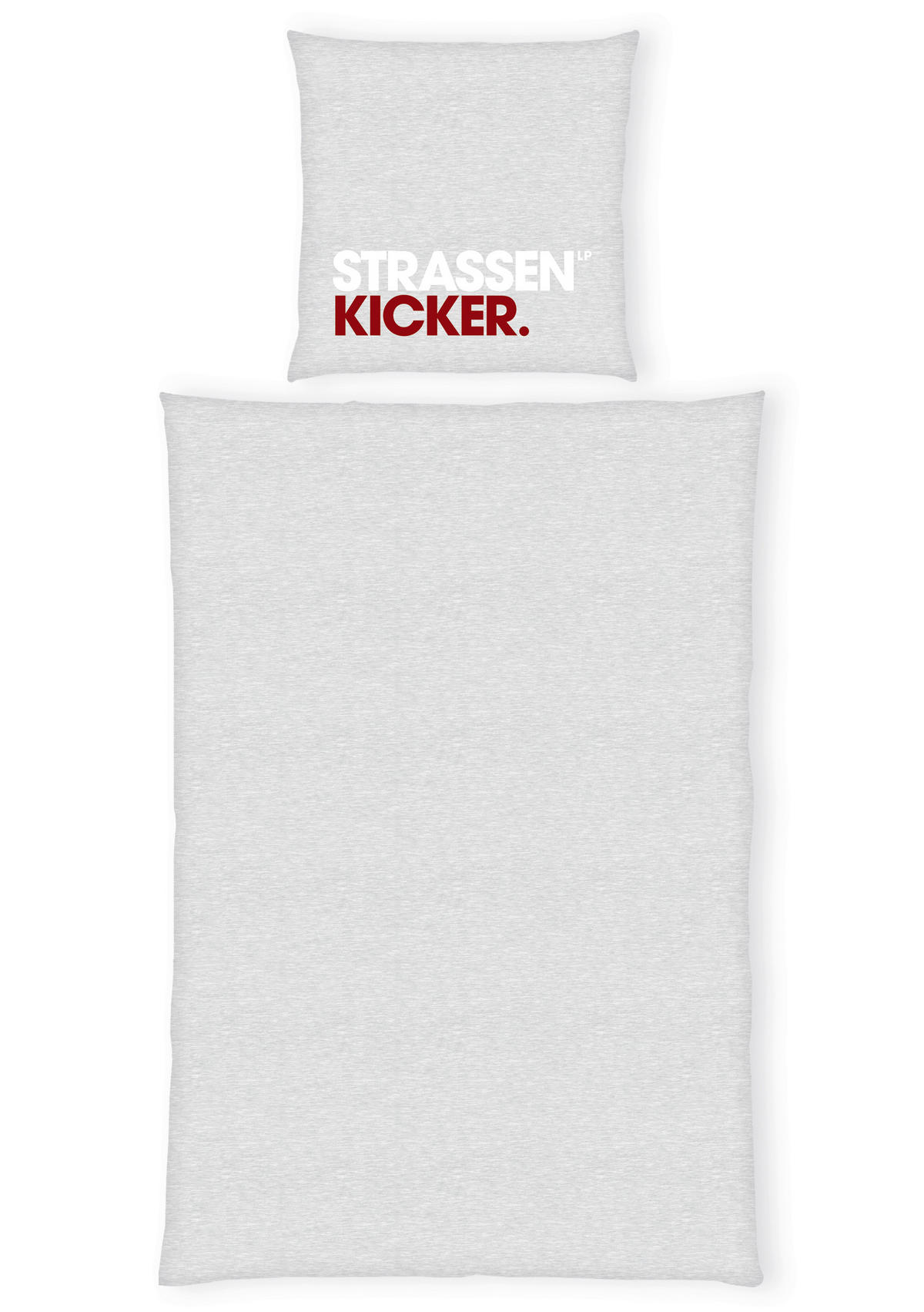 JUGENDBETTWÄSCHE 135/200 cm  - Rot/Grau, Trend, Textil (135/200cm) - Herding