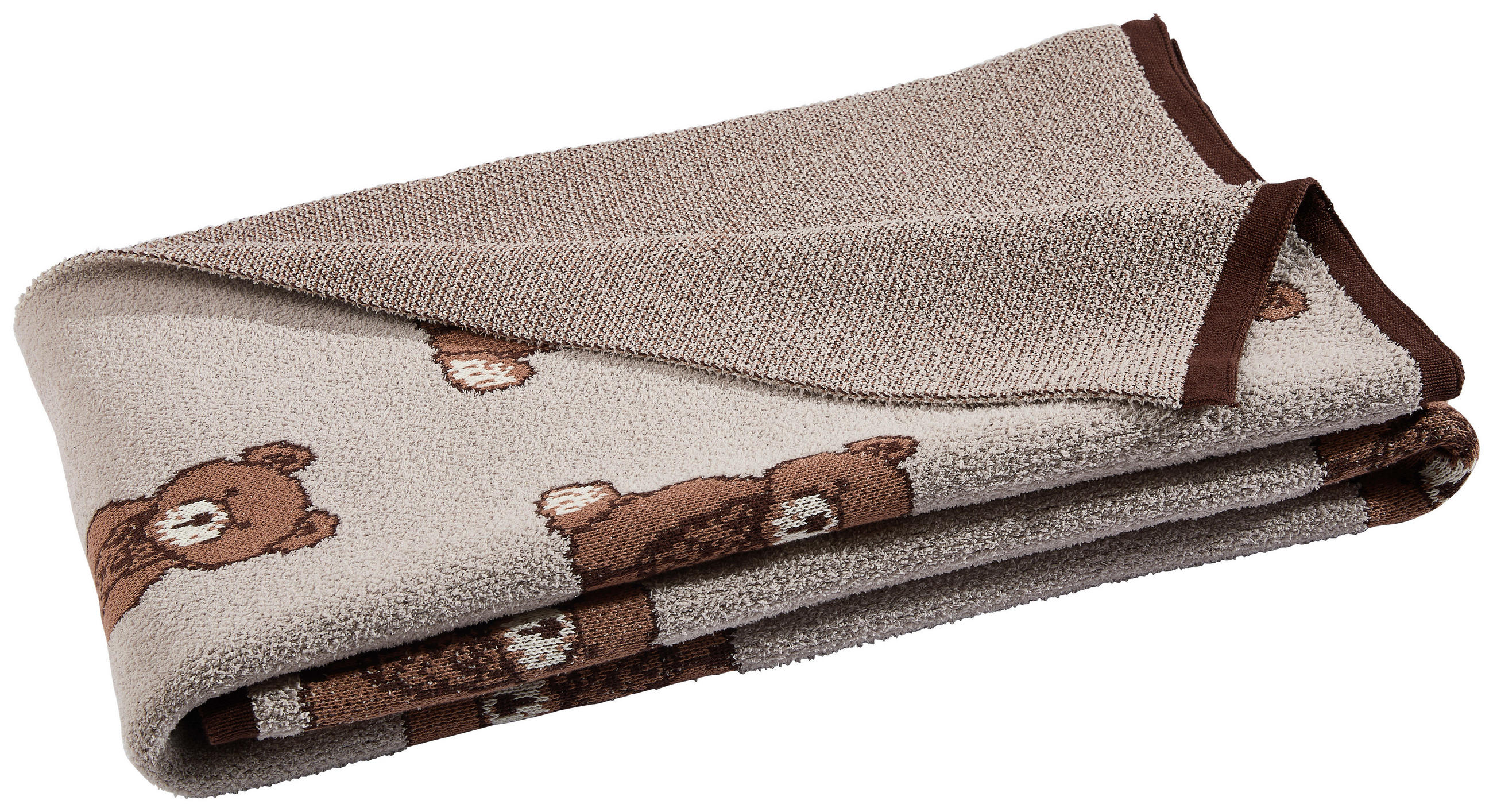 PLAID 130/170 cm  - Braun/Grau, Textil (130/170cm) - X-Mas