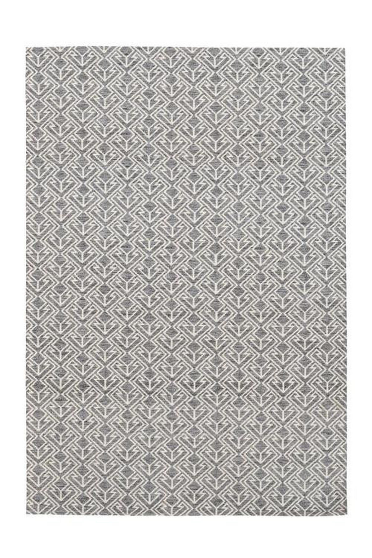 VENKOVNÍ KOBEREC, 160/230 cm, krémová, šedá - šedá/krémová, Trend, textil/plast (160/230cm)