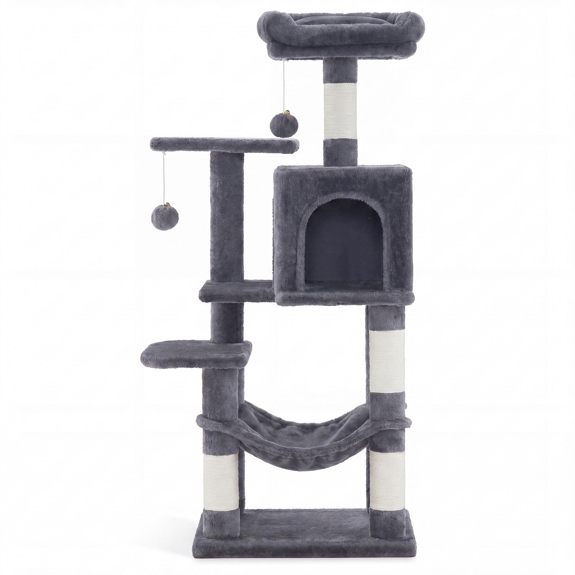KRATZBAUM - Dunkelgrau, Trend, Papier/Holzwerkstoff (62/112/46cm) - Boxxx