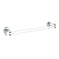 Suport Pentru Prosop 52/7,5/8,5 cm  - Basics, metal (52/7,5/8,5cm) - Wenko