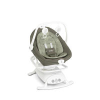 SCHAUKELWIPPE Sansa 2in1 Palms Weiß   - Multicolor/Weiß, Basics, Kunststoff/Metall (46/78/63cm) - Joie