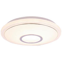 LED-DECKENLEUCHTE Connor  Smart 40/6,5 cm   - Basics, Kunststoff/Metall (40/6,5cm) - Globo