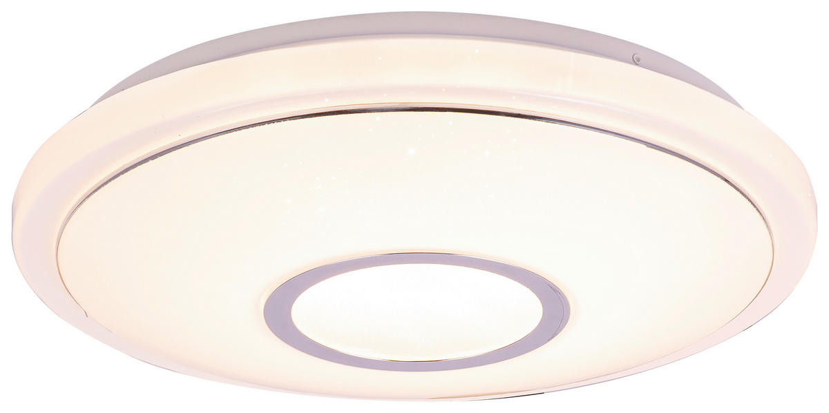 LED-DECKENLEUCHTE Connor  Smart 40/6,5 cm   - Basics, Kunststoff/Metall (40/6,5cm) - Globo