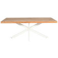 TISCHGESTELL in Metall 160/70/72 cm - Creme, Design, Metall (160/70/72cm) - Landscape