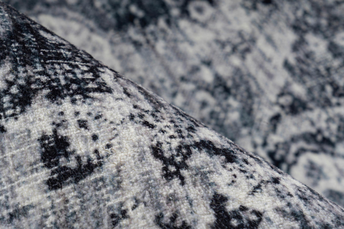 VINTAGE KOBEREC, 160/230 cm, šedá - šedá, Konvenční, textil (160/230cm)