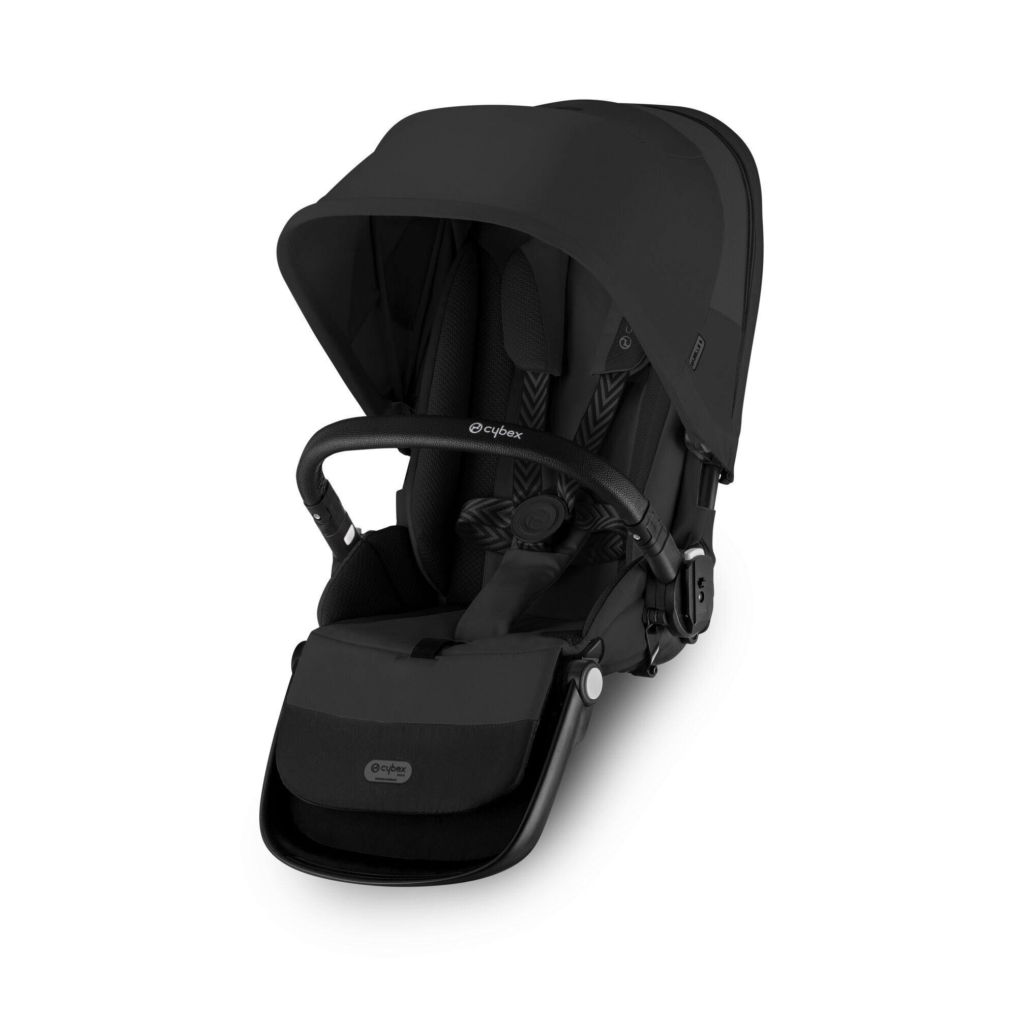 SPORTWAGENAUFSATZ GAZELLE S  - Schwarz, Basics, Textil (43/21/54cm) - cybex GOLD