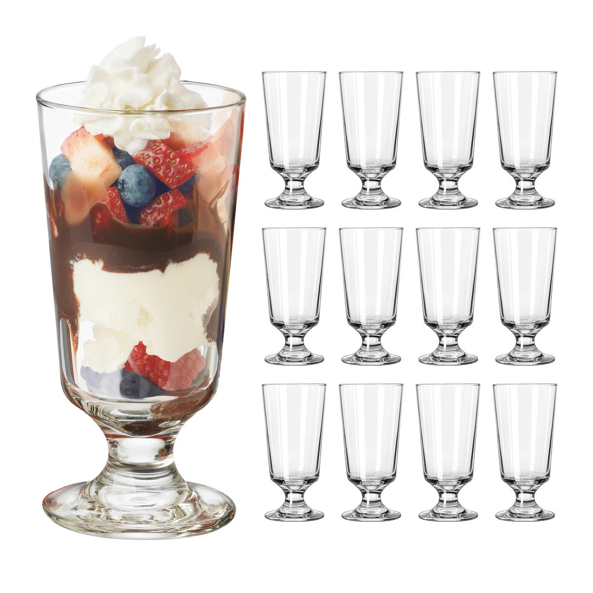 GLÄSERSET EMBASSY  12-teilig  - Klar, Basics, Glas (7,5/15cm)