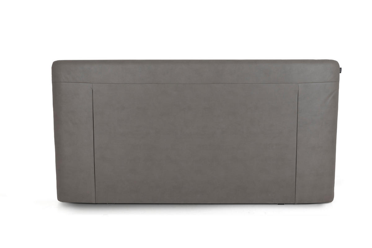 BOXSPRINGBETT 180/200 cm,  in Grau, Dunkelgrau, gepolstertes Kopfteil, Matratzen, H2 + H3 = mittel + fest  - Dunkelgrau/Schwarz, MODERN, Textil/Metall (180/200cm) - Joop!