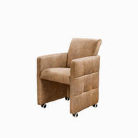 STOLICA S NASLONOM ZA RUKE  konjak  drvo, tekstil, drvni materijal      - konjak, Moderno, drvni materijal/drvo (64/90/72cm) - Livetastic