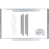 MONTAGEPAKET Schwarz  - Schwarz, KONVENTIONELL, Kunststoff/Metall (360/210cm) - Hom`in